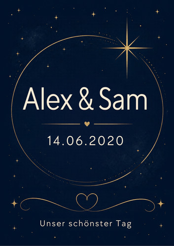 Personalisiertes poster paar - personalisiertes,
