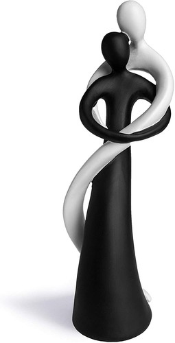 Statue verliebtes paar schwarz - paar,