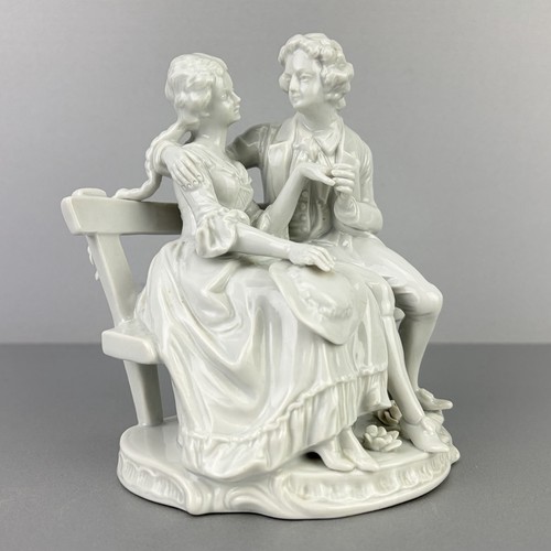 Barocke porzellan figur - barocke, porzellan-figur