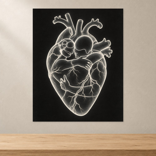 Herz poster paar umarmung - paar,