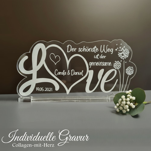 Aufsteller geschenk hochzeit - aufsteller,