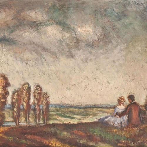 Liebespaar landschaft sommer - liebespaar,
