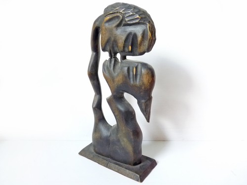 Vintage skulptur liebespaar - vintage,