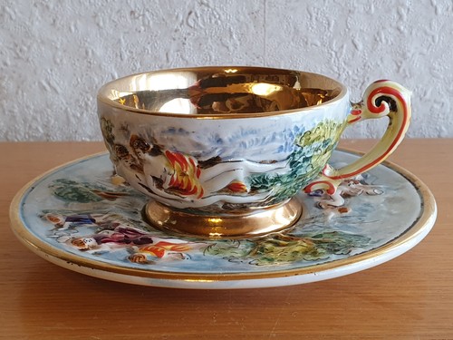 Tasse untertasse liebespaar - &,