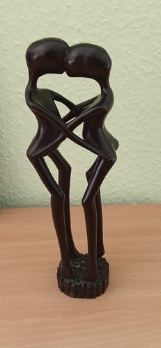 Makonde liebespaar holzfigur - liebespaar,