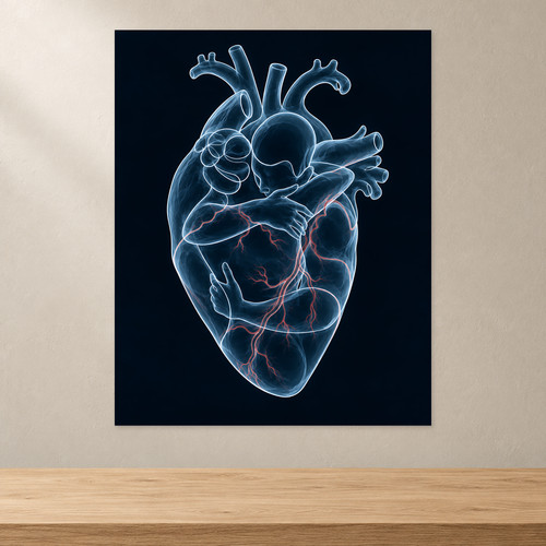 Herz poster paar umarmung - poster,