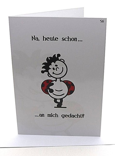 Karte mich gedacht - mich,