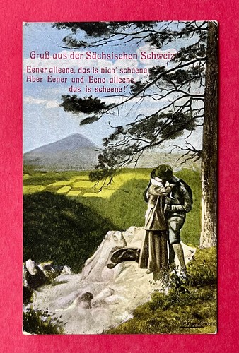 Künstler sächsische - ak,