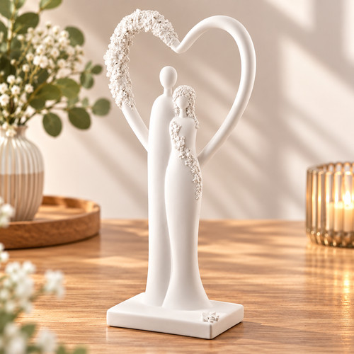 Skulptur herz paar - skulptur, „flower