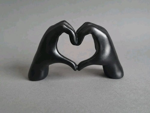 Herz hand skulptur - herz,