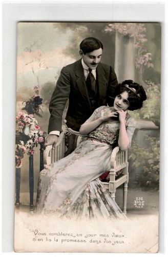 Liebespaar garten 1916 - im,