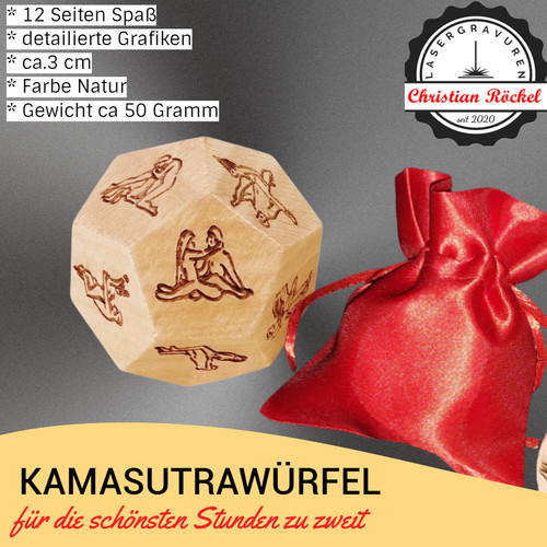 Kamasutra würfel holz - kamasutra,