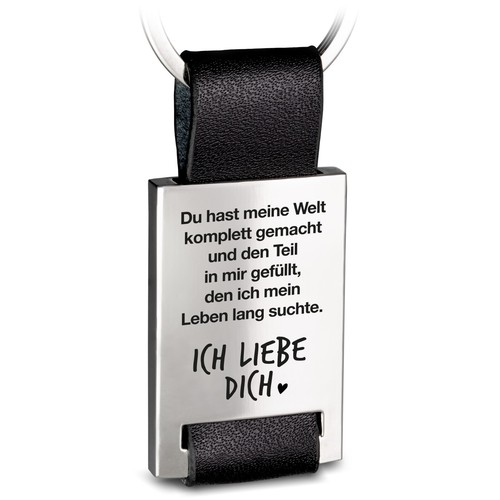 Leder schlüsselanhänger - leder,