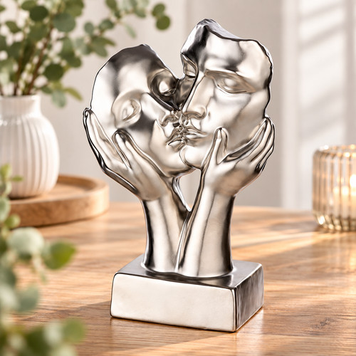 Skulptur paar kiss - skulptur,