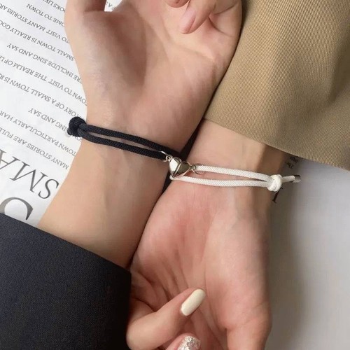 Partnerarmband set schwarz - set,