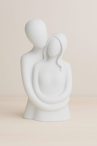 Skulptur paar umarmung - skulptur,