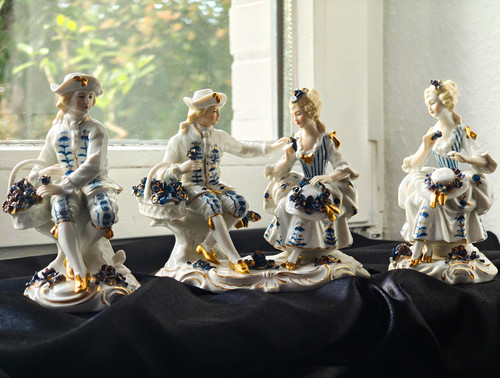 Porzellanfiguren ensemble - porzellanfiguren,